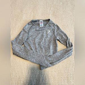 Gymshark Vital Seamless Long Sleeve Crop Top - M